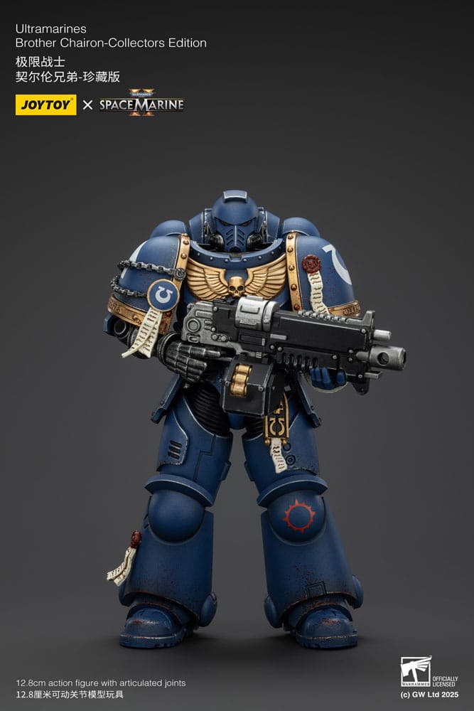 Warhammer 40,000: Space Marine 2 Actionfigur Ultramarines Brother Chairon Collectors Edition 13 cm