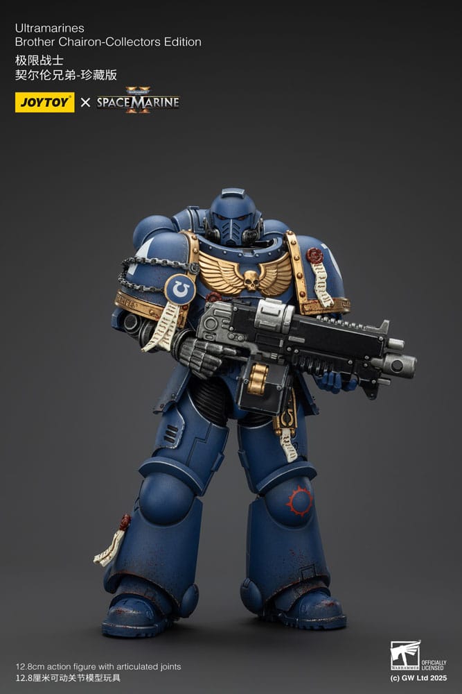 Warhammer 40,000: Space Marine 2 Actionfigur Ultramarines Brother Chairon Collectors Edition 13 cm