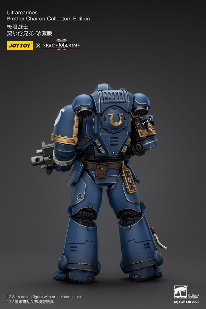 Warhammer 40,000: Space Marine 2 Actionfigur Ultramarines Brother Chairon Collectors Edition 13 cm