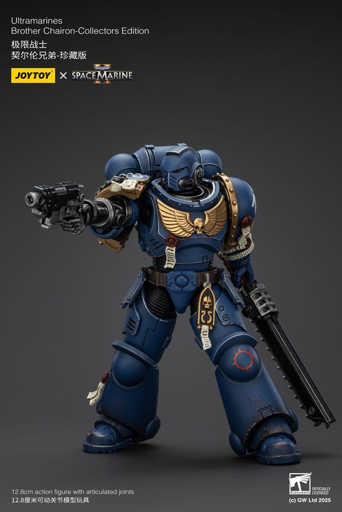 Warhammer 40,000: Space Marine 2 Actionfigur Ultramarines Brother Chairon Collectors Edition 13 cm