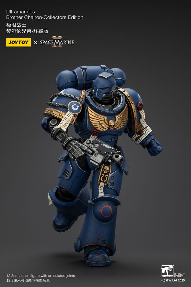 Warhammer 40,000: Space Marine 2 Actionfigur Ultramarines Brother Chairon Collectors Edition 13 cm