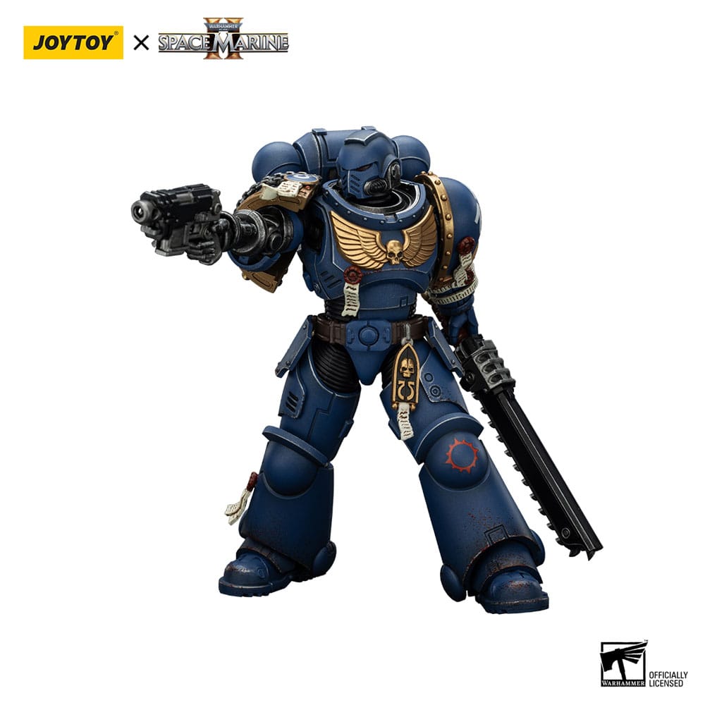 Warhammer 40,000: Space Marine 2 Actionfigur Ultramarines Brother Chairon Collectors Edition 13 cm