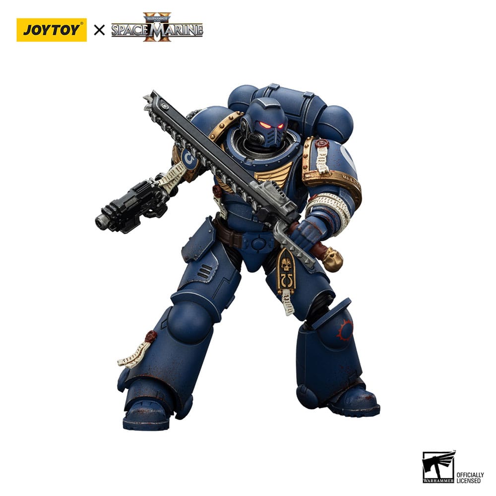 Warhammer 40,000: Space Marine 2 Actionfigur Ultramarines Brother Chairon Collectors Edition 13 cm