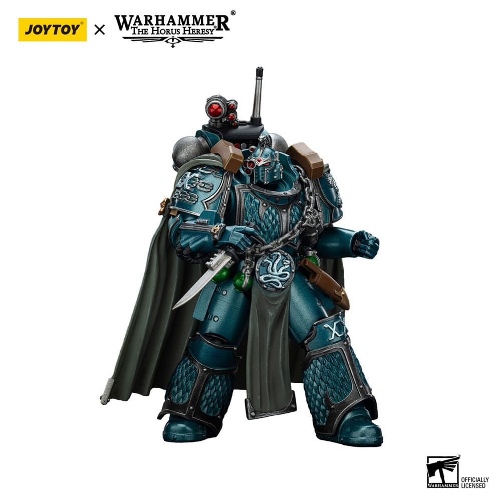 Warhammer The Horus Heresy Actionfigur Alpha Legion Exodus The One who is Many With Sniper Rifle And Power Dagger 20 cm