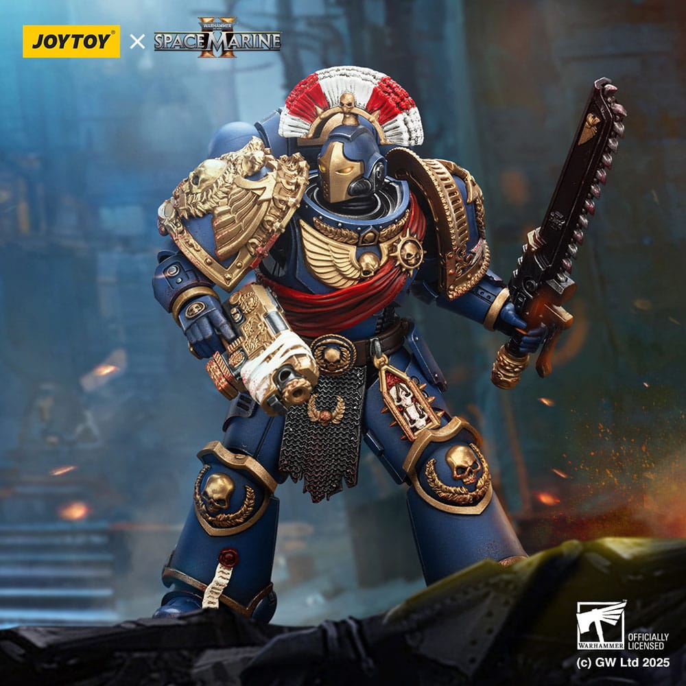 Warhammer 40,000: Space Marine 2 Actionfigur Ultramarines Relic Secundus Armour 20 cm