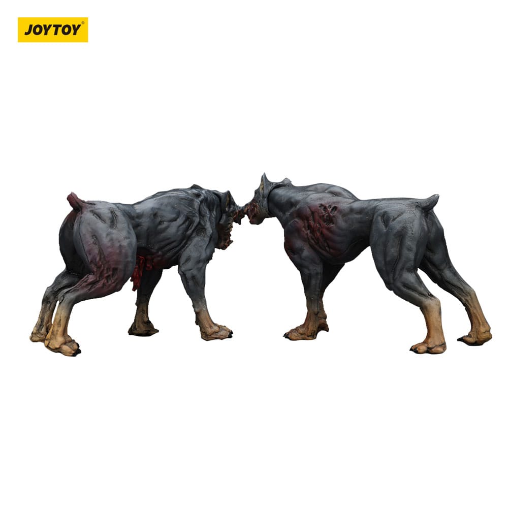 Zombie Dark Source Actionfiguren 2er-Pack Police Dogs 8 cm