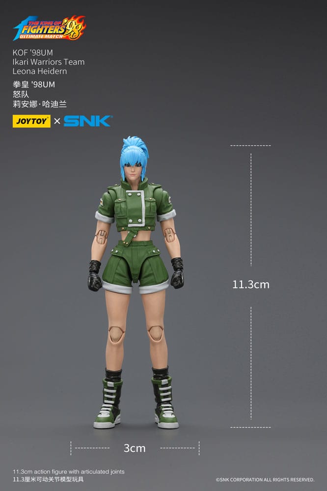 The King Of Fighters '98 Actionfigur Hero Team Leona Heidern 11 cm 