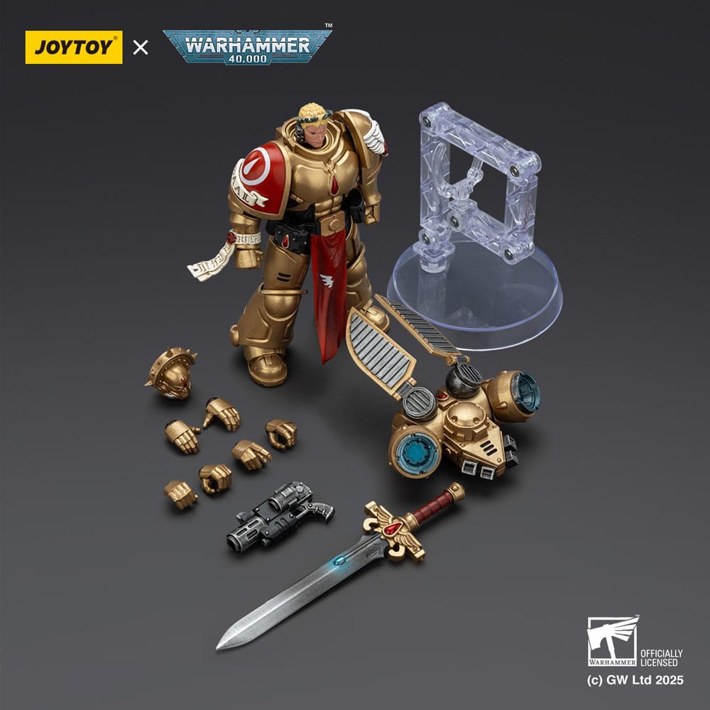 Warhammer 40,000: Combat Patrol Blood Angels Actionfigur Sanguinary Guard 1 with Inferno Pistol and Encarmine Blade 20 cm
