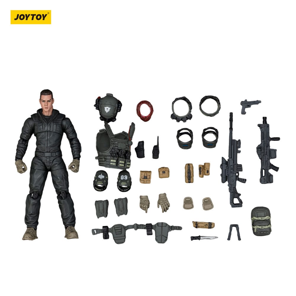 APOC Series Dark Source Actionfigur Stellar Scar Assault Team Darksilicon 22 cm