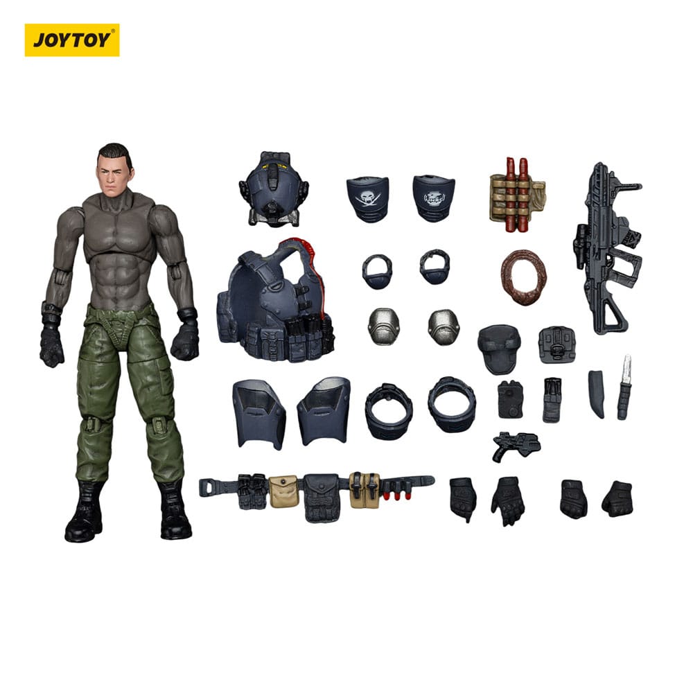 APOC Series Dark Source Actionfigur Stellar Scar Assault Team Ghostmanganese 11 cm