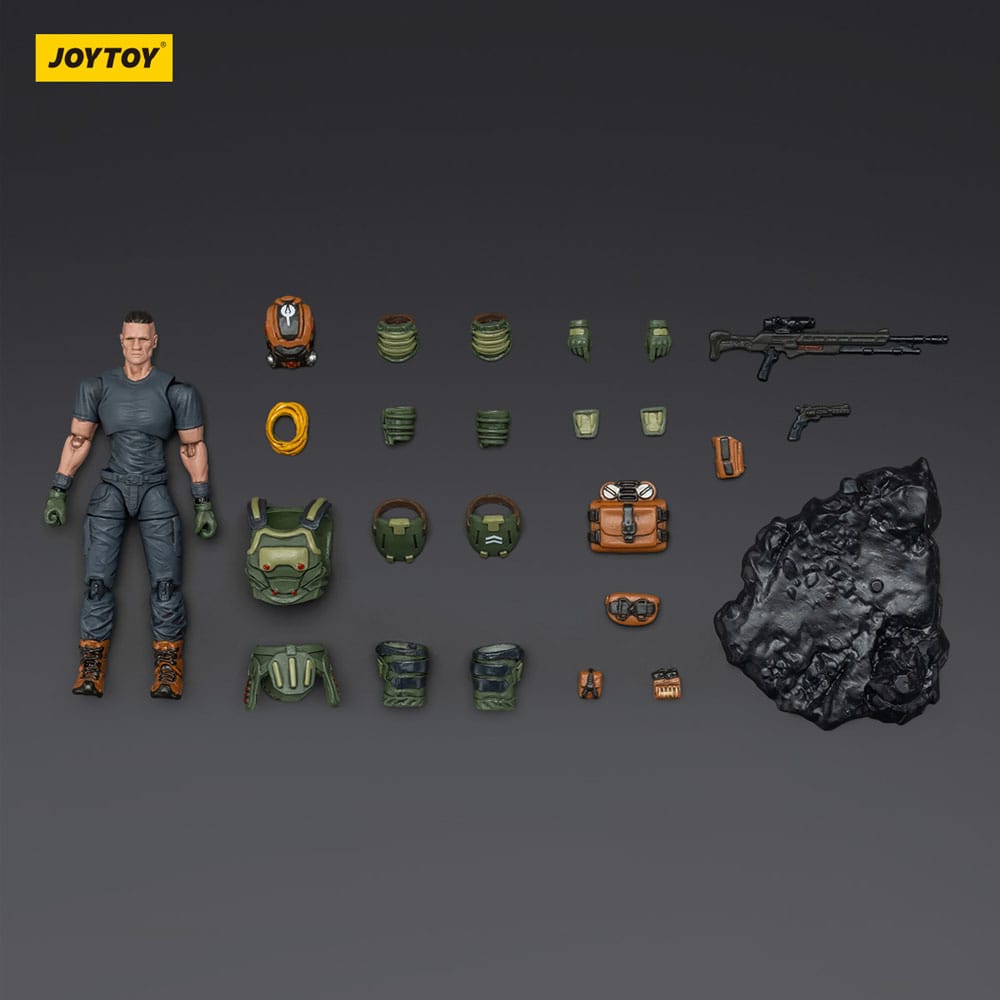 Steel Ride Corps Dark Source Actionfigur Assaulter Stephen 7 cm