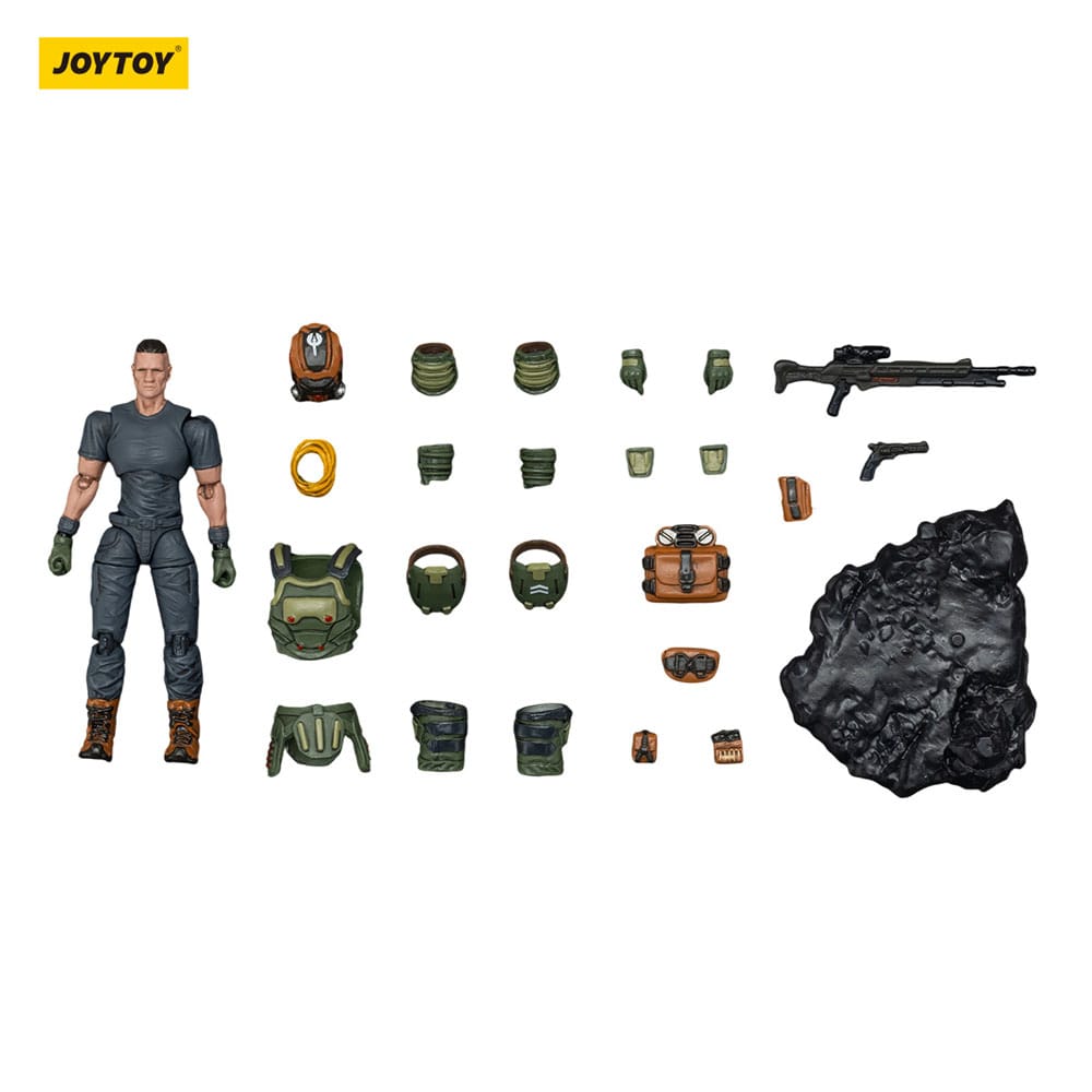 Steel Ride Corps Dark Source Actionfigur Assaulter Stephen 7 cm