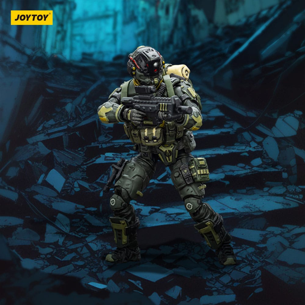 Steel Ride Corps Dark Source Actionfigur Assaulter Rhett 7 cm