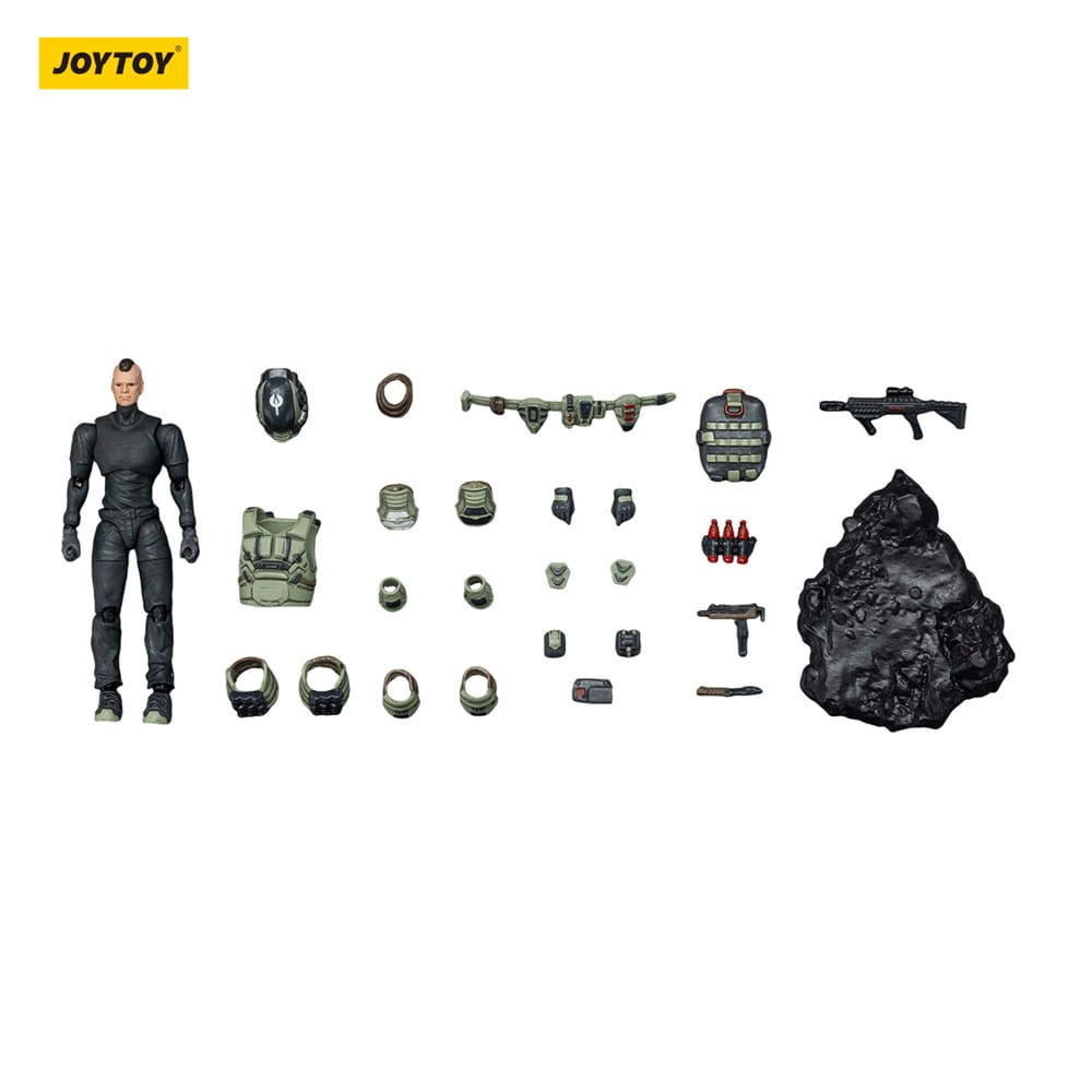 Steel Ride Corps Dark Source Actionfigur Assaulter Marco 7 cm