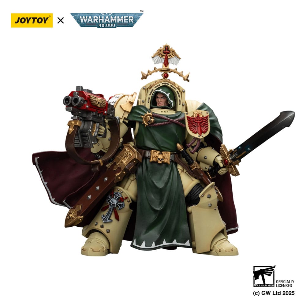 Warhammer 40,000: Dark Angels Actionfigur Belial Grand Master of The Deathwing With the Sword of Silence and Storm Bolter 14 cm