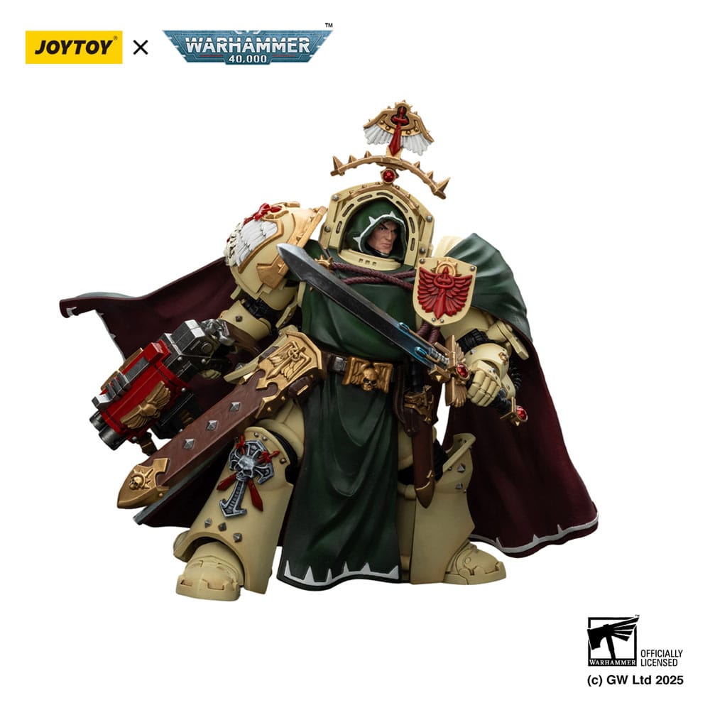 Warhammer 40,000: Dark Angels Actionfigur Belial Grand Master of The Deathwing With the Sword of Silence and Storm Bolter 14 cm