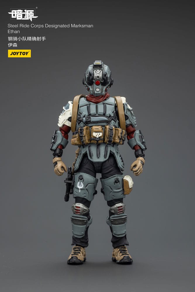 Steel Ride Corps Dark Source Actionfigur Designated Marksman Ethan 7 cm