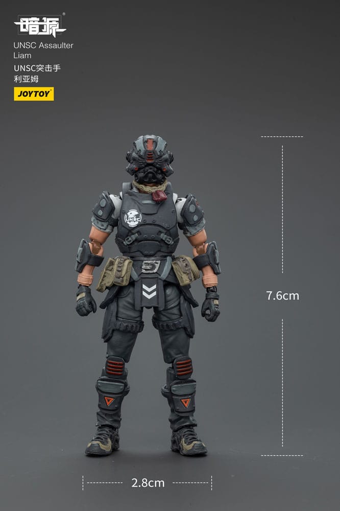 UNSC Dark Source Actionfigur Assaulter Liam 7 cm