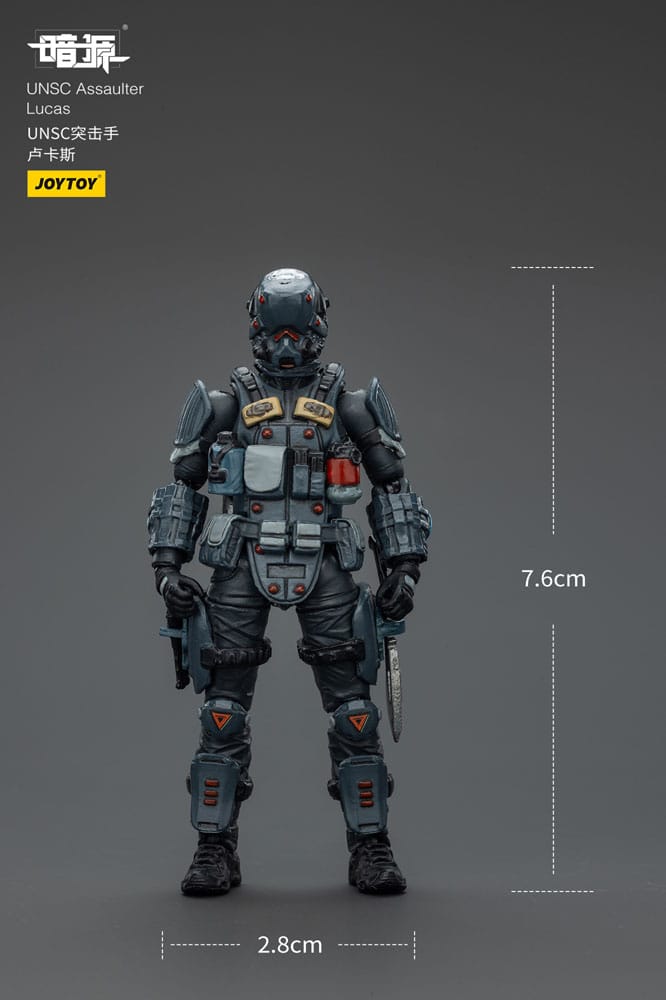 UNSC Dark Source Actionfigur Assaulter Lucas 7 cm