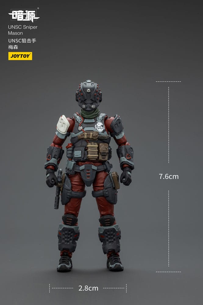 UNSC Dark Source Actionfigur Sniper Mason 7 cm