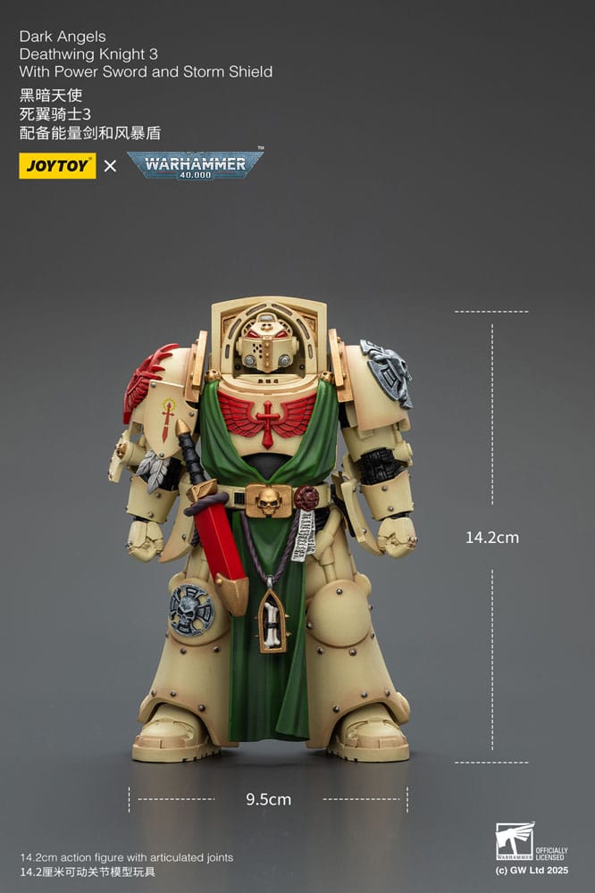 Warhammer 40,000 Actionfigur Dark Angels Deathwing Knight 3 14 cm