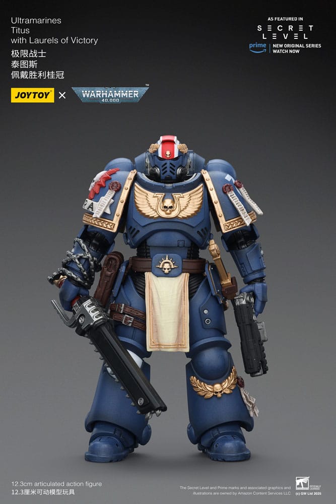 Warhammer 40,000 Actionfigur Ultramarines Titus with Laurels of Victory 13 cm