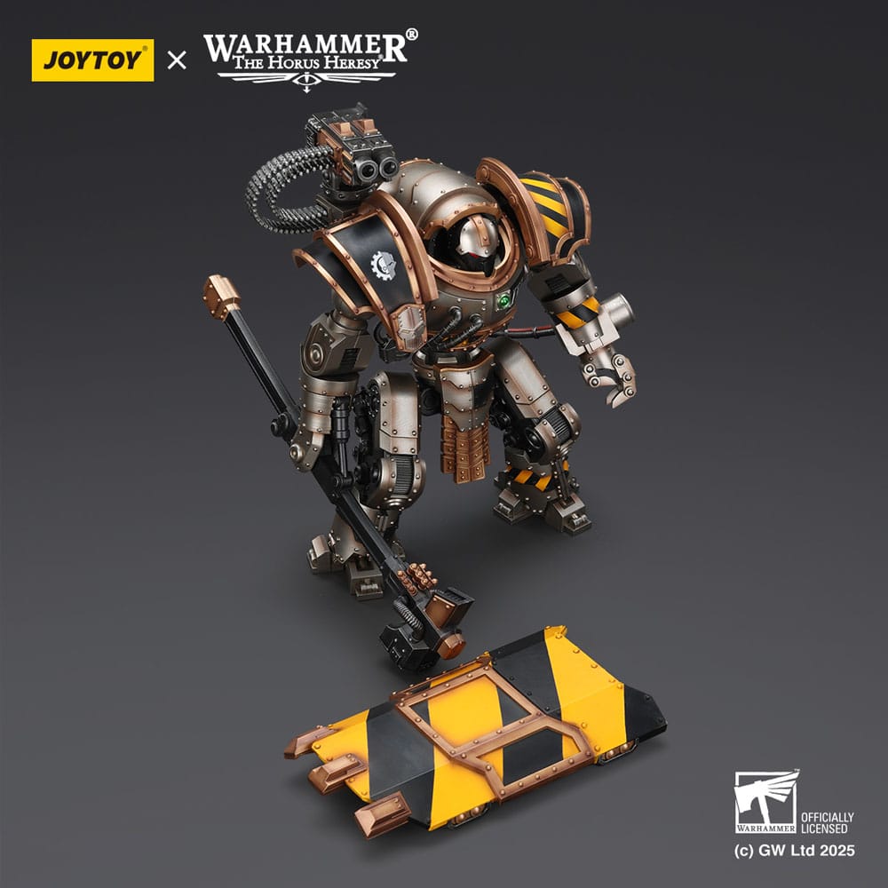 Warhammer The Horus Heresy Actionfigur Iron Warriors Iron Circle Domitar-Ferrum Class Battle-automata with Karceri Battle Shield 24 cm