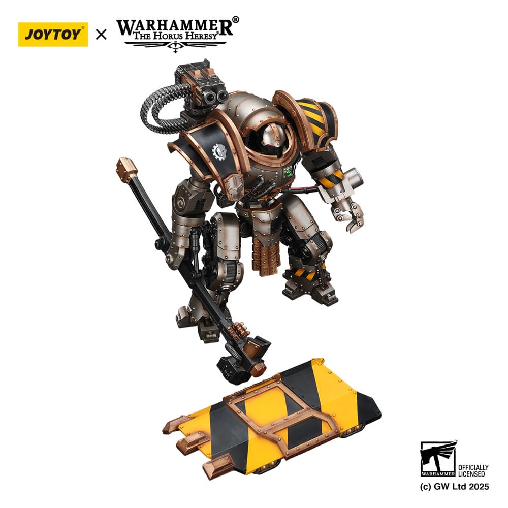 Warhammer The Horus Heresy Actionfigur Iron Warriors Iron Circle Domitar-Ferrum Class Battle-automata with Karceri Battle Shield 24 cm