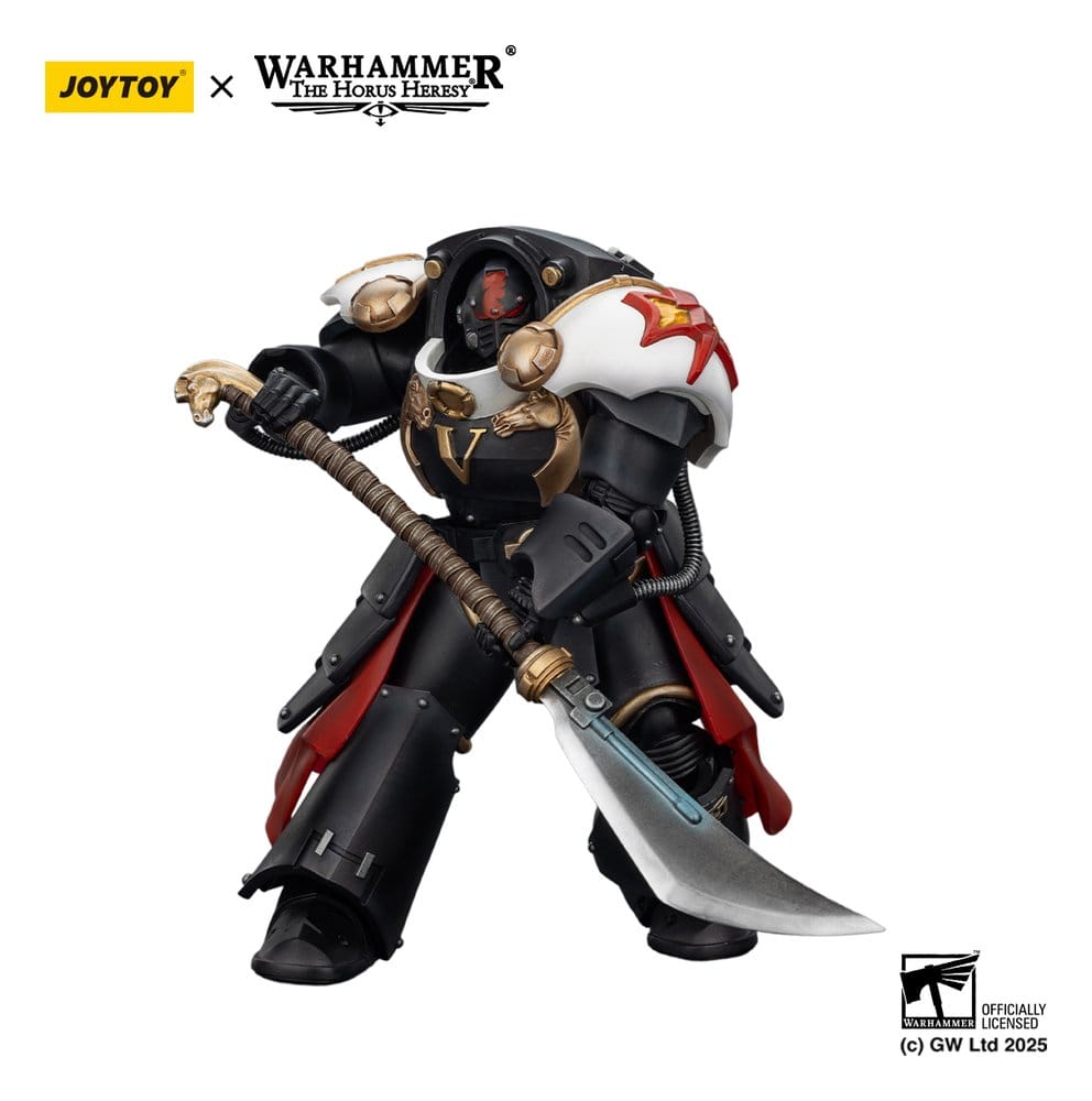 Warhammer The Horus Heresy Actionfigur White Scars Ebon Keshig Terminator 1 with Power Glaive 13 cm