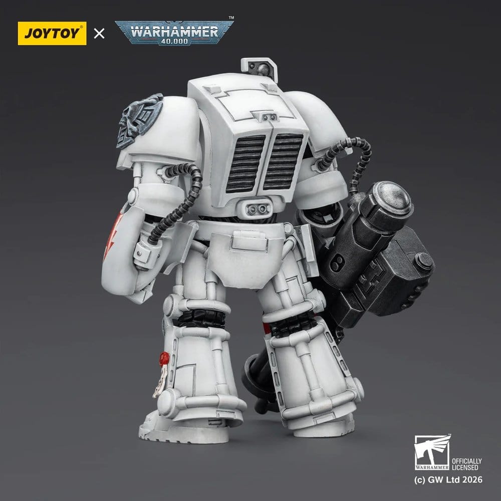 Warhammer 40,000 Actionfigur White Scars Terminator 3 with Power Fist and Assault Cannon 14 cm