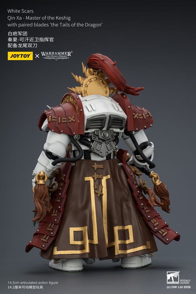 Warhammer The Horus Heresy Actionfigur White Scars Qin Xa - Master of the Keshig 14 cm
