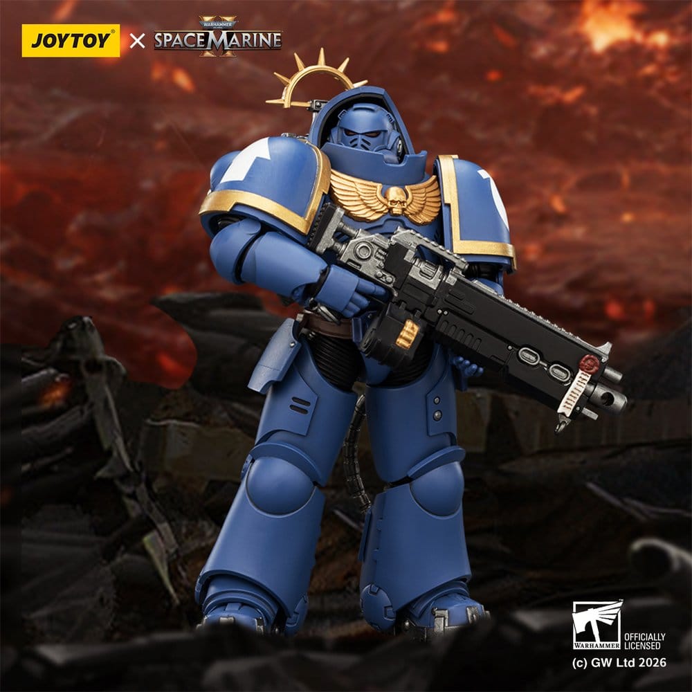 Warhammer 40,000 Actionfigur Game Edition Ultramarines Heavy Intercessor 13 cm