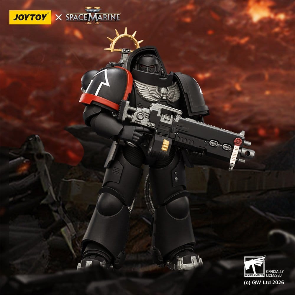 Warhammer 40,000 Actionfigur Raven Guard Heavy Intercessor 13 cm