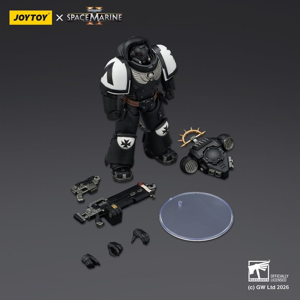 Warhammer 40,000 Actionfigur Game Edition Black Templars Heavy Intercessor 13 cm