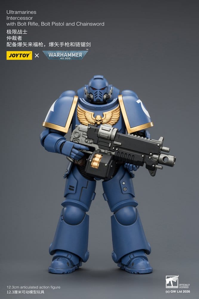 Warhammer 40,000 Actionfigur Ultramarines Intercessor 12 cm