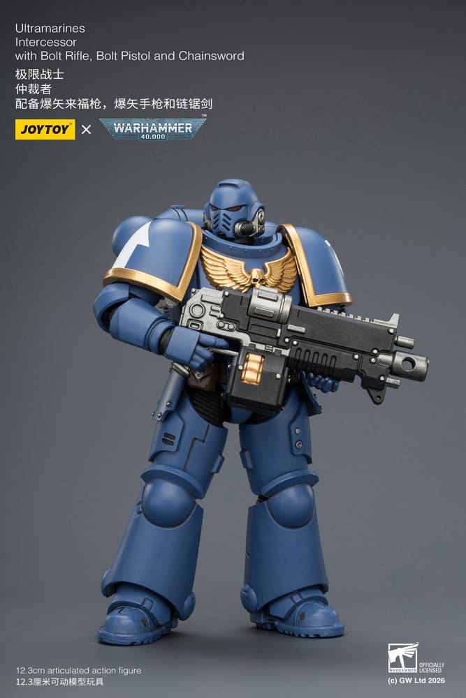 Warhammer 40,000 Actionfigur Ultramarines Intercessor 12 cm