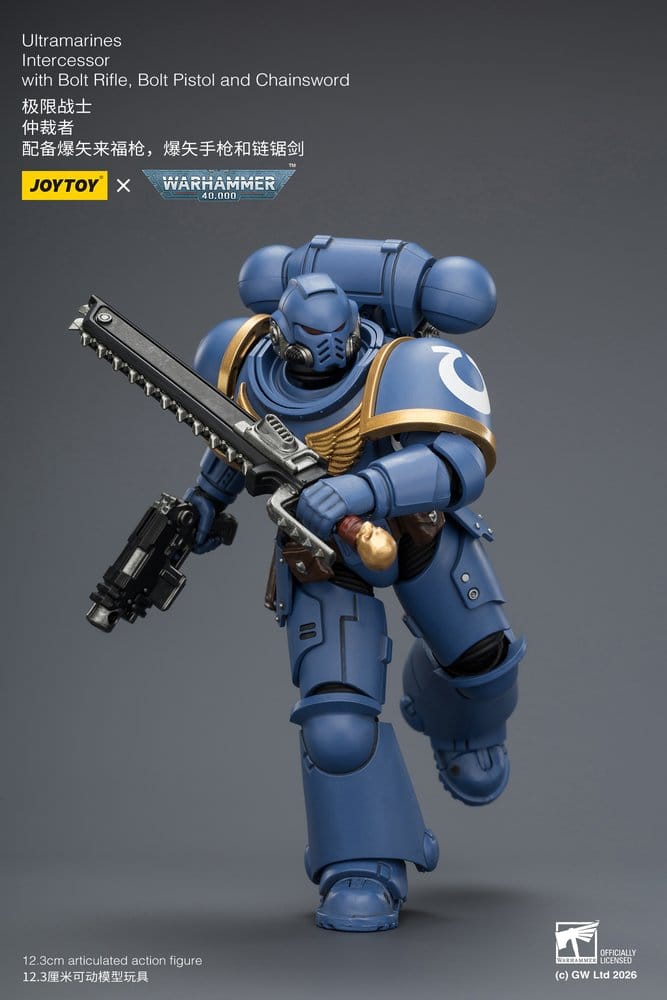 Warhammer 40,000 Actionfigur Ultramarines Intercessor 12 cm