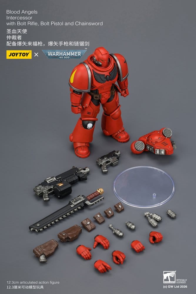 Warhammer 40,000 Actionfigur Blood Angels Intercessor 12 cm
