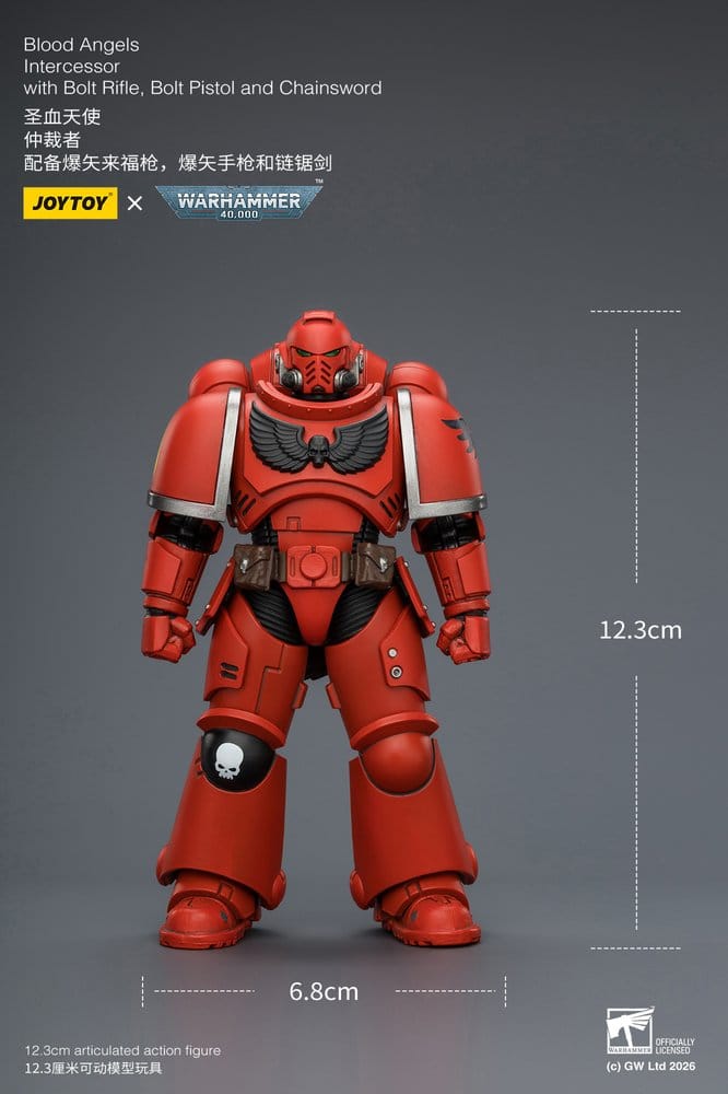 Warhammer 40,000 Actionfigur Blood Angels Intercessor 12 cm