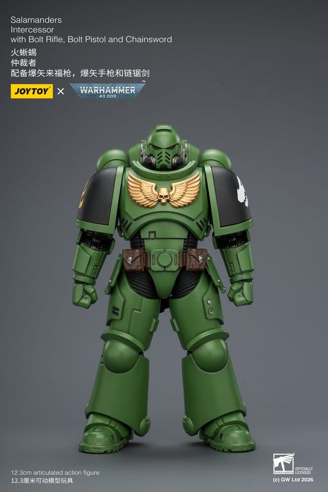 Warhammer 40,000 Actionfigur Salamanders Intercessor 12 cm