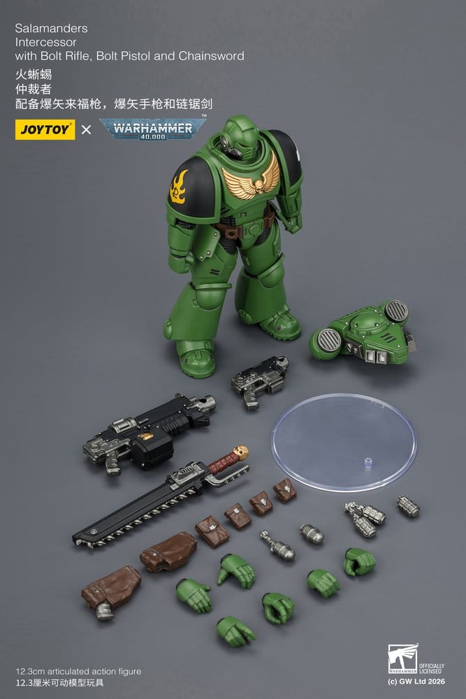 Warhammer 40,000 Actionfigur Salamanders Intercessor 12 cm