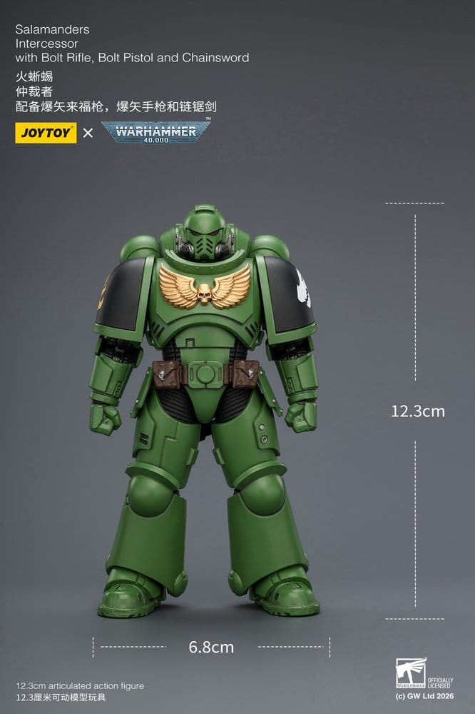 Warhammer 40,000 Actionfigur Salamanders Intercessor 12 cm