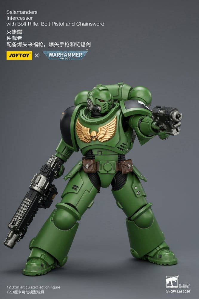 Warhammer 40,000 Actionfigur Salamanders Intercessor 12 cm