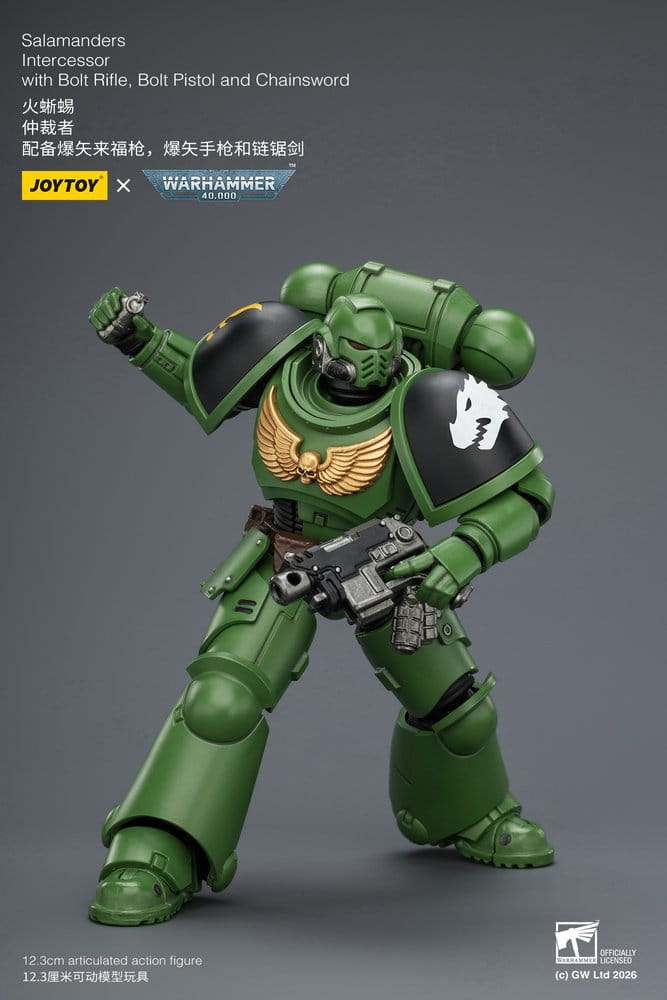 Warhammer 40,000 Actionfigur Salamanders Intercessor 12 cm
