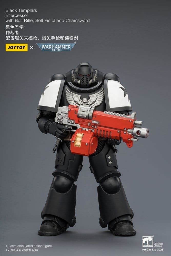 Warhammer 40,000 Actionfigur Black Templars Intercessor 12 cm