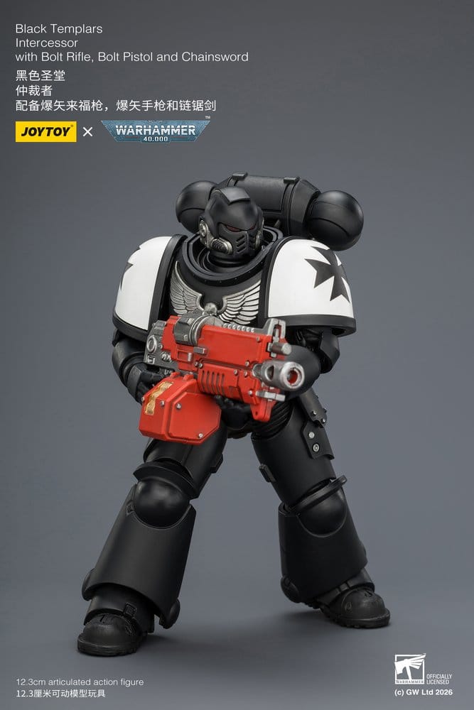 Warhammer 40,000 Actionfigur Black Templars Intercessor 12 cm