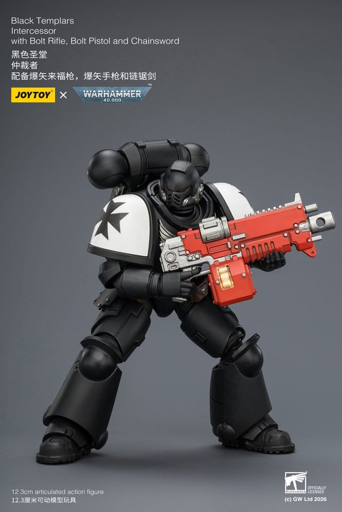 Warhammer 40,000 Actionfigur Black Templars Intercessor 12 cm