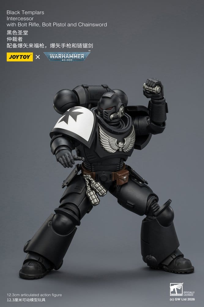 Warhammer 40,000 Actionfigur Black Templars Intercessor 12 cm