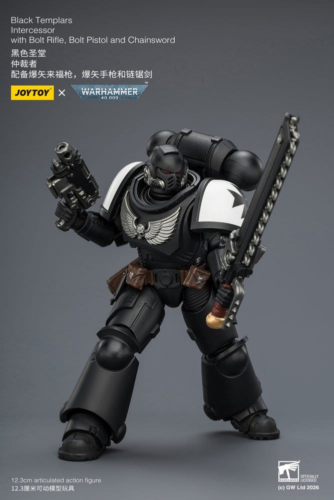 Warhammer 40,000 Actionfigur Black Templars Intercessor 12 cm