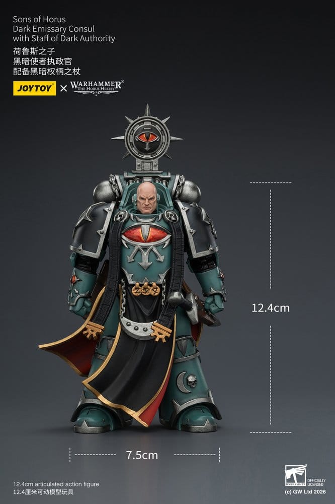 Warhammer The Horus Heresy Actionfigur Sons of Horus Dark Emissary Consul 12 cm